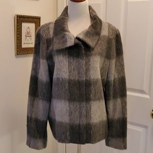 Talbots Wool and Alpaca Zipper Jacket